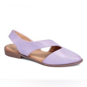 BUENO Bianca Lilac Leather Flat Sandal Size 37
